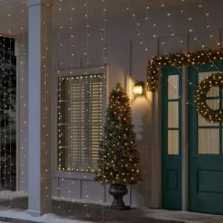 Home Accents Holiday 6 ft Sparkling Amelia Potted Christmas Tree -HOME ACCENTS HOLIDAY Shop home accents holiday outdoor christmas trees 22pg90183 66 1000