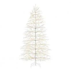 Home Accents Holiday 7 ft White Berry LED Christmas Tree