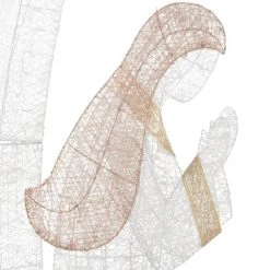 Home Accents Holiday 10 ft Warm White LED Giant Nativity Set Holiday Yard Decoration -HOME ACCENTS HOLIDAY Shop home accents holiday outdoor nativity sets ty617 1711 1d 1000