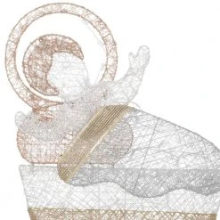 Home Accents Holiday 10 ft Warm White LED Giant Nativity Set Holiday Yard Decoration -HOME ACCENTS HOLIDAY Shop home accents holiday outdoor nativity sets ty617 1711 a0 1000