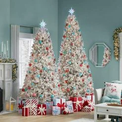 Home Accents Holiday 7.5 ft Starry Light Flocked Christmas Tree 14 Home Accents Holiday 7.5 ft Starry Light Flocked Christmas Tree -HOME ACCENTS HOLIDAY Shop home accents holiday pre lit christmas trees 016017552052185 66 1000