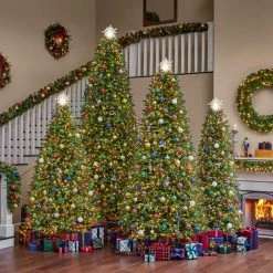 Home Accents Holiday 9 ft Jackson Noble Fir Christmas Tree -HOME ACCENTS HOLIDAY Shop home accents holiday pre lit christmas trees 21wl10159 66 1000