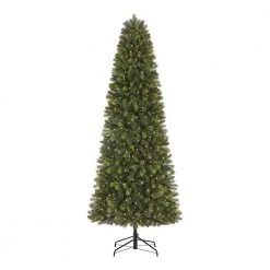 Home Accents Holiday 7.5 ft Barbour White Spruce Slim Christmas Tree