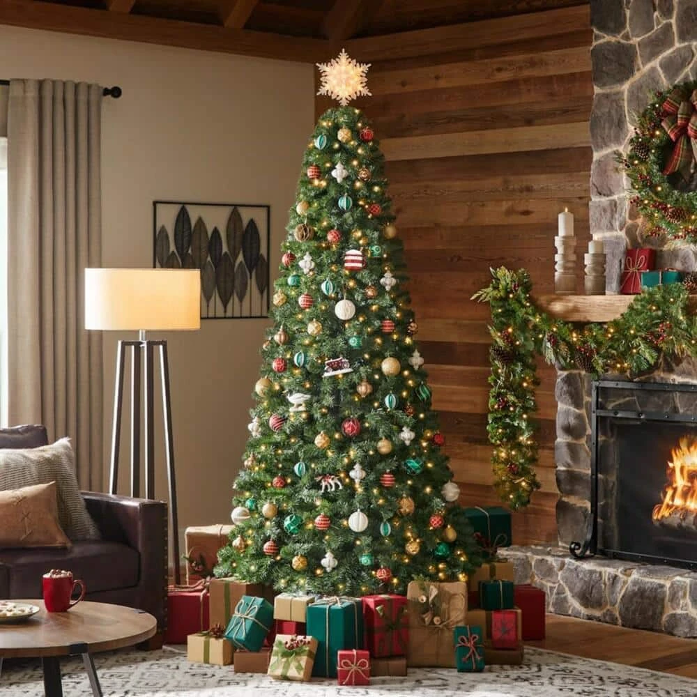 Home Accents Holiday 7.5 ft Festive Pine Christmas Tree 4 Home Accents Holiday 7.5 ft Festive Pine Christmas Tree - Image 2