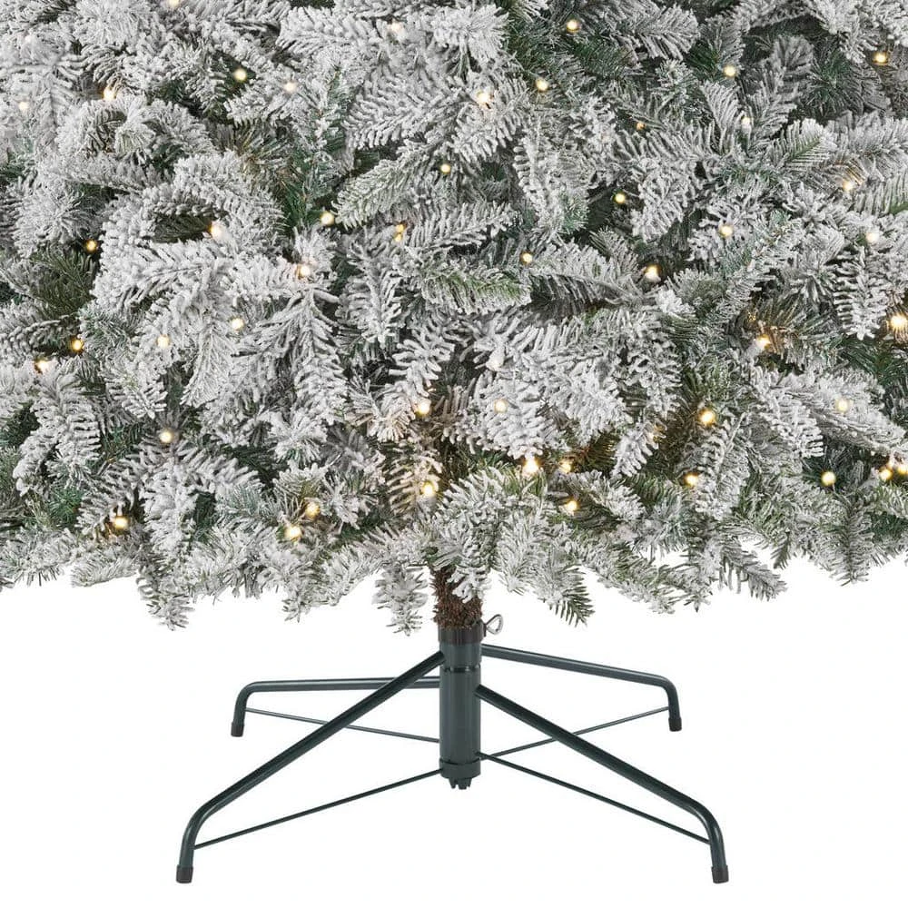 Home Accents Holiday 7.5 ft Mixed Pine Flocked LED Christmas Tree 8 Home Accents Holiday 7.5 ft Mixed Pine Flocked LED Christmas Tree - Image 6