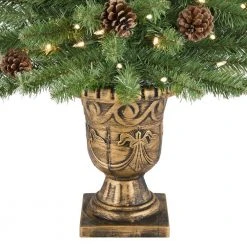 Home Accents Holiday 4 ft Montclair Spruce Potted 2-Pack -HOME ACCENTS HOLIDAY Shop home accents holiday pre lit christmas trees hmc7 310 40 2 1d 1000