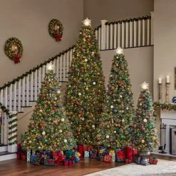 Home Accents Holiday 7.5 ft Sparkling Amelia Pine Christmas Tree -HOME ACCENTS HOLIDAY Shop home accents holiday pre lit christmas trees tg76m3acdl19 c3 1000