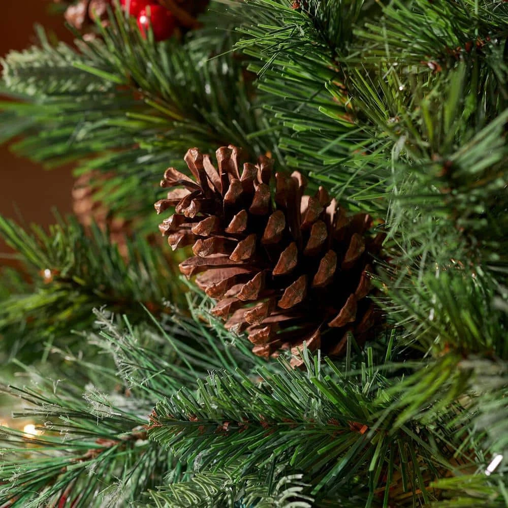 Home Accents Holiday 6.5 ft Paces Hill Pine Potted Christmas Tree 5 Home Accents Holiday 6.5 ft Paces Hill Pine Potted Christmas Tree - Image 3